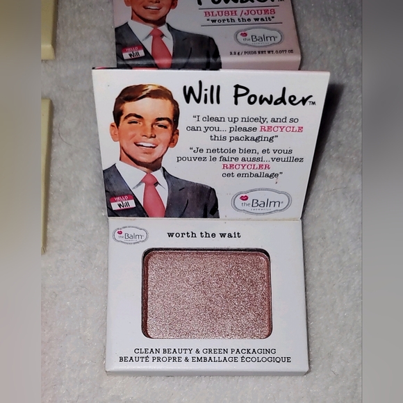 NEW Bundle of 4 theBalm Cosmetics Mini Eyeshadow Bronzer Blush Book Design - Picture 6 of 10